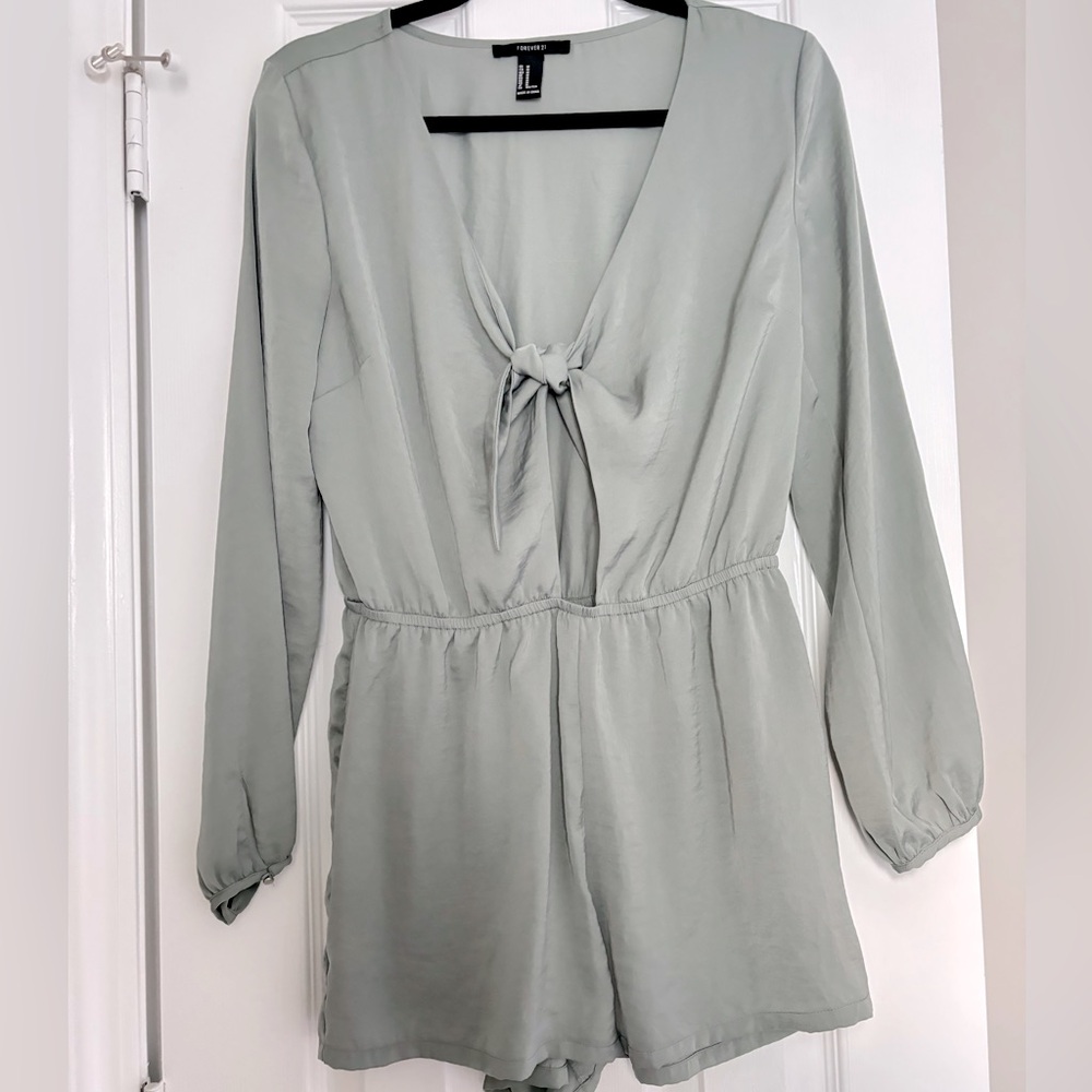 Forever 21 Sage Green Romper